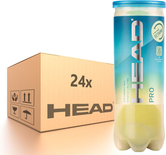 Head Pro Μπαλάκια Τένις για Προπόνηση 72τμχ