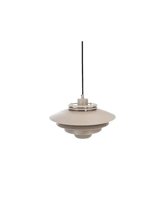 Selected by Pragmatic Beige LED Pendant Ceiling Light with Warm White Light 30x30x24cm