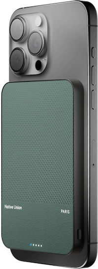Native Union Reclassic Qi2 MagSafe Power Bank 5000mAh 15W with USB-C Power Delivery Black