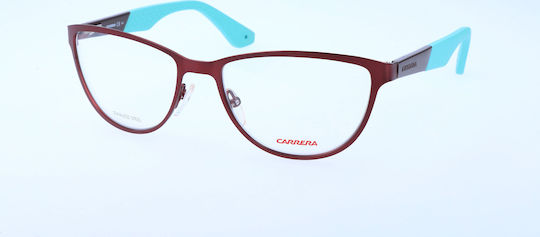 Carrera Damen Metallisches Brillengestell Burgundisch CA5516 8JS