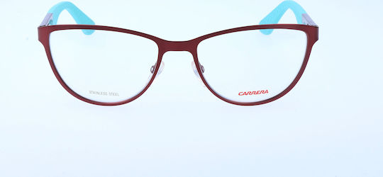 Carrera Damen Metallisches Brillengestell Burgundisch CA5516 8JS