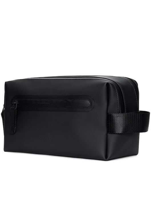 Rains Wash Bag Zip W3 Black 16000-01 Μαυρο