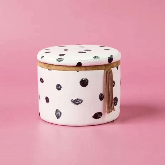 Kinderhocker Weiß