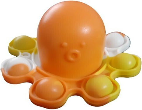 Alista Home Pop it Fidget Σιλικόνης Πορτοκαλί