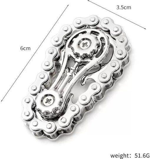 Alista Home Fidget Spinner Metalic Argintiu