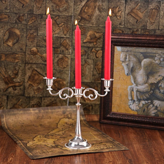 Alista Home Decorative Red Taper Candle 80gr 4 Pieces