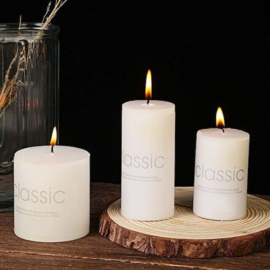 Alista Home Διακοσμητικό Κερί Εκρού 130gr