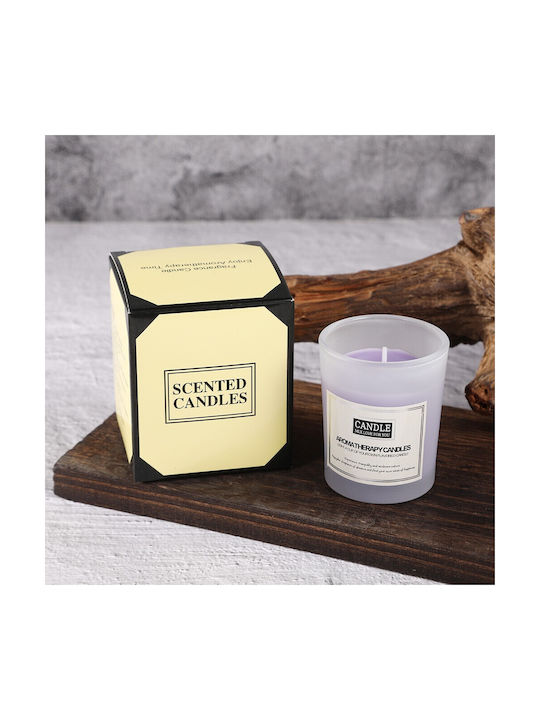 Alista Home Lumânare Aromatică Din Soia În Borcan Cu Miros De Lavandă 50gr