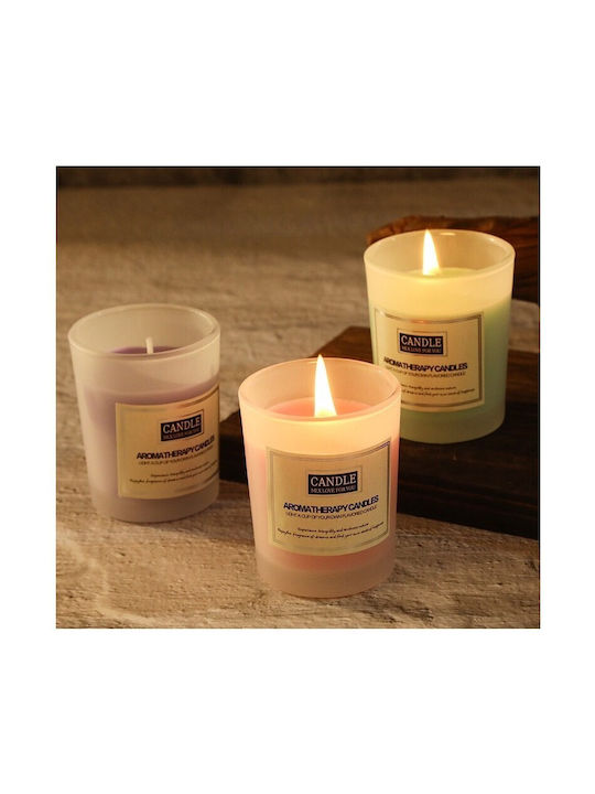 Alista Home Lumânare Aromatică Din Soia În Borcan Cu Miros De Lavandă 50gr