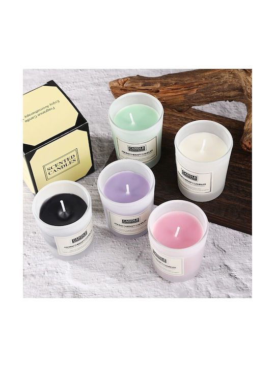 Alista Home Lumânare Aromatică Din Soia În Borcan Cu Miros De Lavandă 50gr