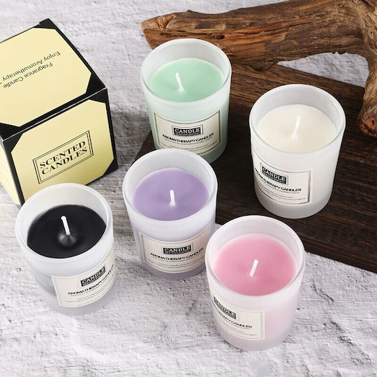 Alista Home Aromatic Soy Candle in Jar with Lavender Perfume 50g