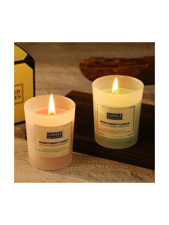 Alista Home Lumânare Aromatică Din Soia În Borcan Cu Miros De Rose 50gr