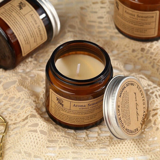 Alista Home Lumânare Aromatică în Borcan Maro 200gr