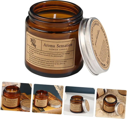 Alista Home Aromatic Candle In Brown Jar 200gr