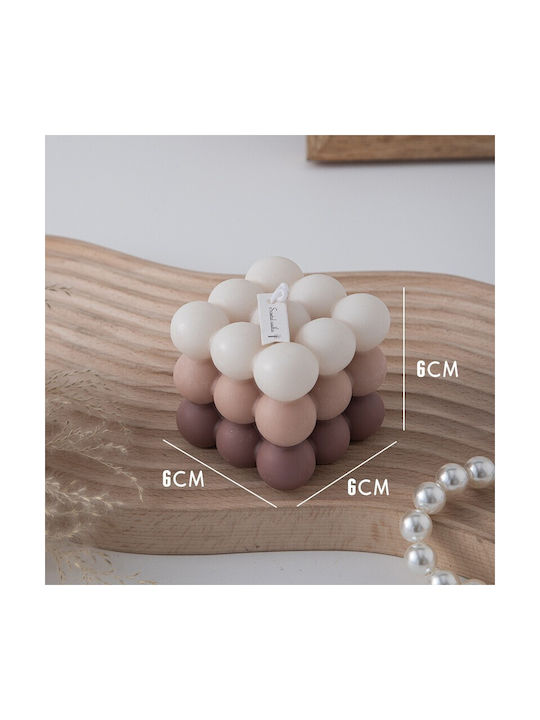 Alista Home Lumânare Aromatică Din Soia Maro 6x6cm