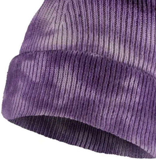 Beanie Unisex Mütze Strick in Lila Farbe