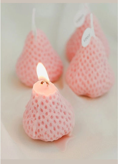 Alista Home Aromatic Candle in Metal Box with Strawberry Scent 78g 6 Pieces