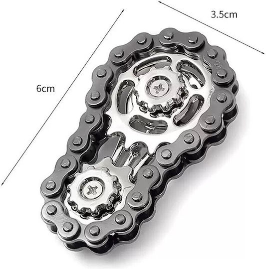 Alista Home Fidget Spinner Metalic Negru