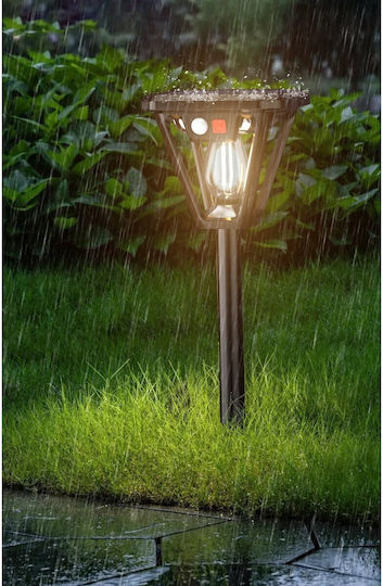 Alista Home Lustră Solară de Perete Tip Lanternă 10W Alb Cald 3000K cu Senzor de Mișcare IP44 10.8x12.3x46cm