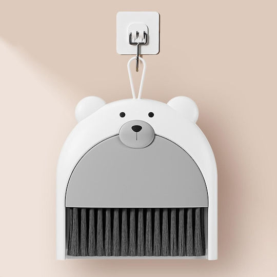 Broom Dustpan Set Alista Home Office Made Pp Bear Model 23.5 X 18 Cm Gray