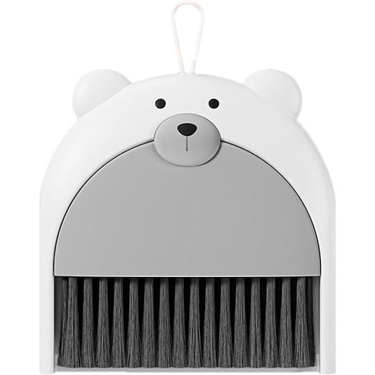 Broom Dustpan Set Alista Home Office Made Pp Bear Model 23.5 X 18 Cm Gray