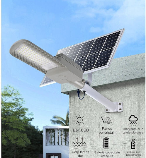 Alista Home Lampă Solară de Stradă 25W 2250lm Alb Rece 6500K cu Senzor de Mișcare și Telecomandă IP65 51.5x21x7.5cm