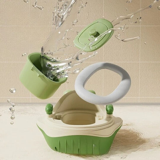 Alista Home Clasic Toalete Pentru Copii 2in1 Cu Muzică și Capac Verde