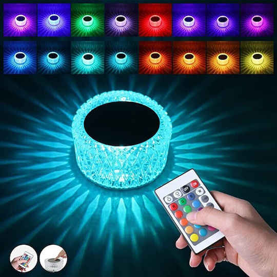 Alista Home Διακοσμητικό Φωτιστικό LED RGB 6x12εκ.