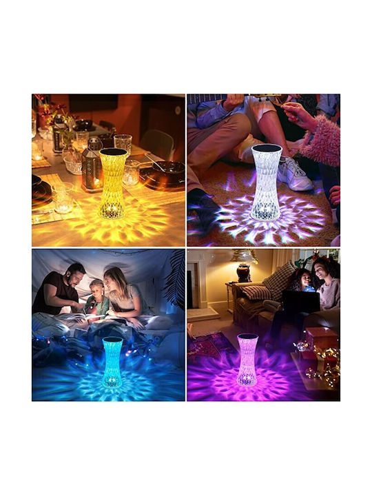 Alista Home Lămpi Decorative Pentru Masă LED RGB Vază 8x19cm