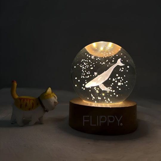 Alista Home Διακοσμητικό Φωτιστικό LED Θερμό Λευκό Crystal Ball 3x3εκ.