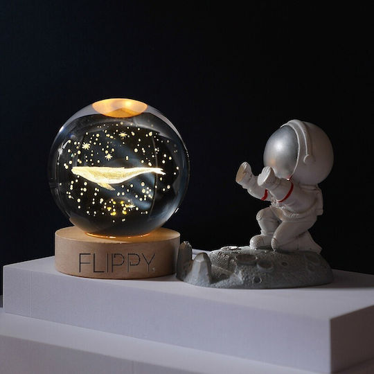 Alista Home Διακοσμητικό Φωτιστικό LED Θερμό Λευκό Crystal Ball 3x3εκ.