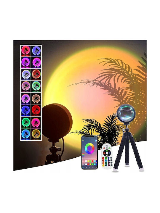 Alista Home Proiector Lămpi Decorative Pentru Masă LED RGB Apus De Soare 26x12cm