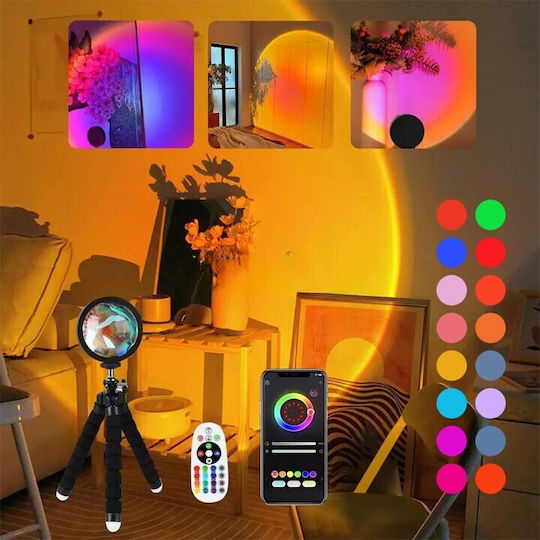 Alista Home Projector Decorative Table Lamp LED RGB Sunset 26x12cm