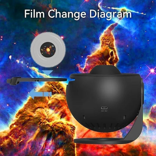 Alista Home Projektor Dekoratives Tischlicht LED 15cm