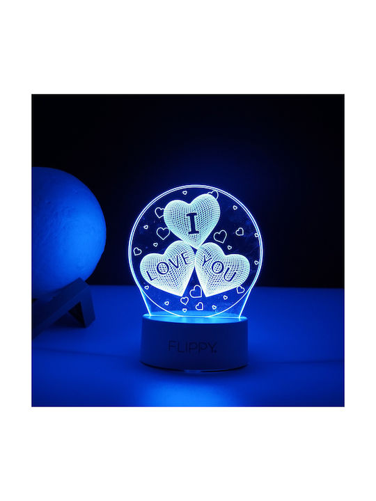 Alista Home Διακοσμητικό Φωτιστικό LED Love 3x3εκ.