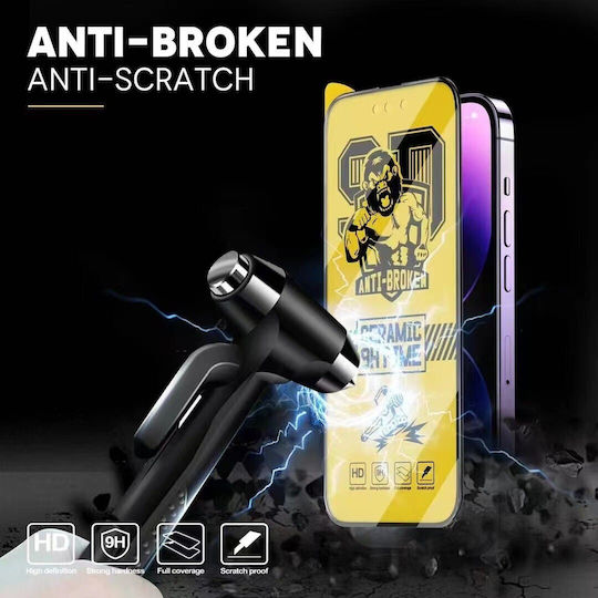 Alista Home Film Ceramic De Protecție Hd Transparent 9h Oppo A77 5g Cu Margini Negre