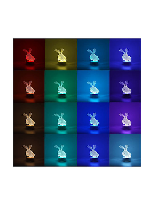 Alista Home Διακοσμητικό Φωτιστικό LED 3D Illusion 3x3εκ.
