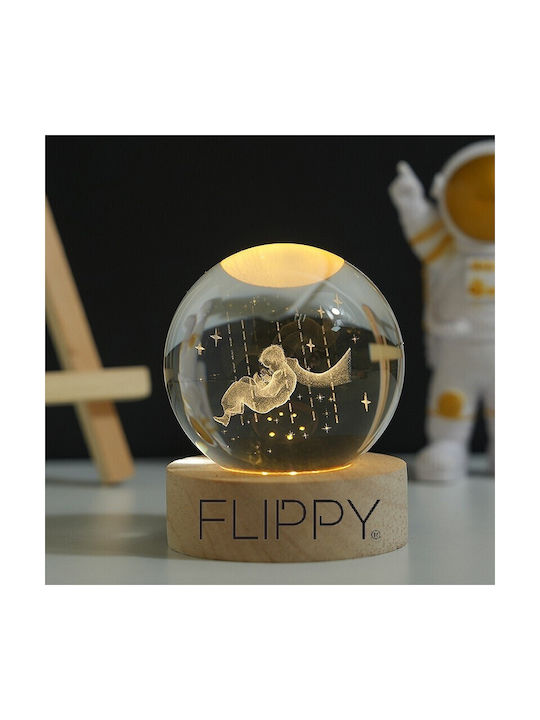 Alista Home Lămpi Decorative Pentru Masă LED Alb Cald Glob De Cristal 3x3cm