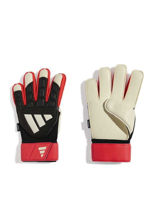 adidas Predator Match Fingersave Γάντια Τερματοφύλακα Ενηλίκων Μαύρα