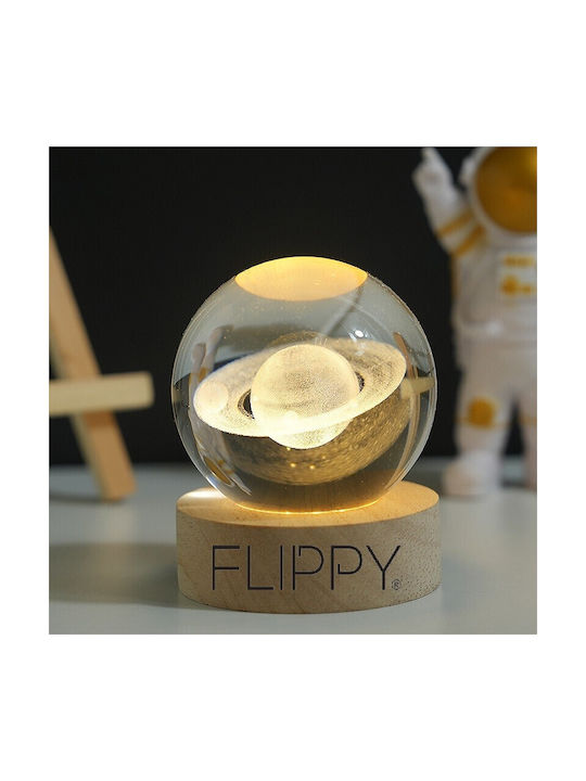 Alista Home Διακοσμητικό Φωτιστικό LED Θερμό Λευκό Crystal Ball 3x3εκ.