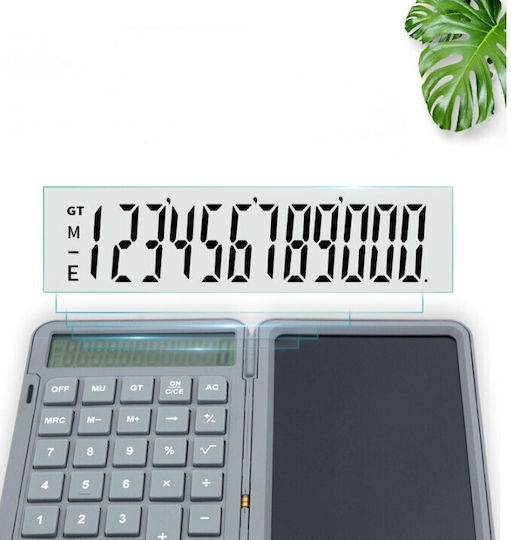 Alista Home Calculator de Buzunar cu 12 Cifre în Culoare Gri