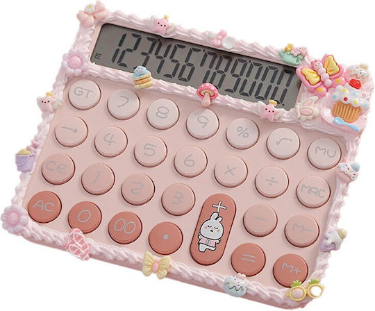 Alista Home Calculator Contabil 12 Cifre în Culoare Roz