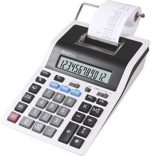 Rebell Rebell Receipt Paper Roll Calculator in White Color