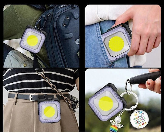 Alista Home Lanternă Breloc LED Reîncărcabilă IPX5 cu Luminozitate Maximă 500lm