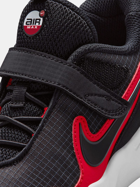 Air Max Kids Sneakers with Hoop & Loop Closure Black