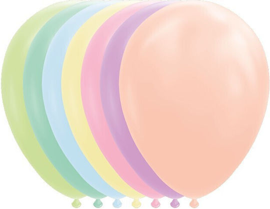 Set of 12 Birthday Latex Balloons Green 30cm