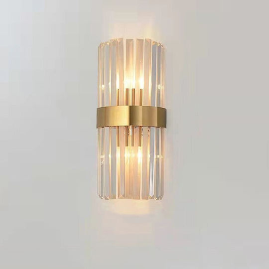 Alista Home Μοντέρνο Φωτιστικό Τοίχου Χρυσό 35x18εκ.