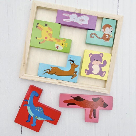 Puzzle Din Lemn Pentru Copii 4+ Ani 7 Piese Alista Home