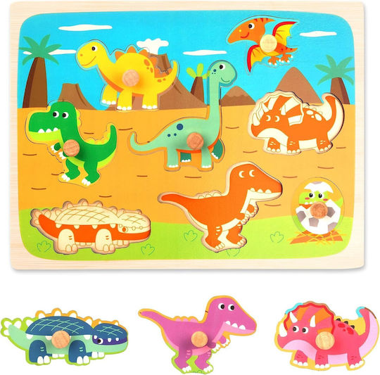 Puzzle Din Lemn Pentru Copii 3+ Ani 8 Piese Alista Home