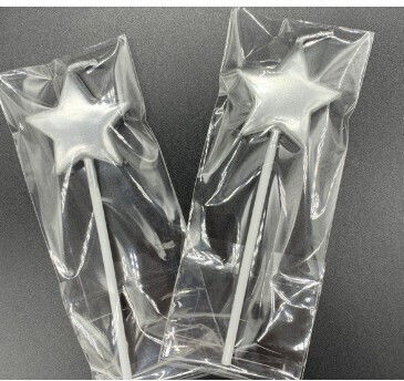 Cake Candle Alista Home Star Model Party 8.5 X 3.2 Cm Silver